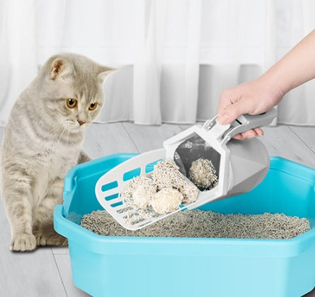 Recogedor de Arena Para gatos + Rollo bolsa con aroma X 50