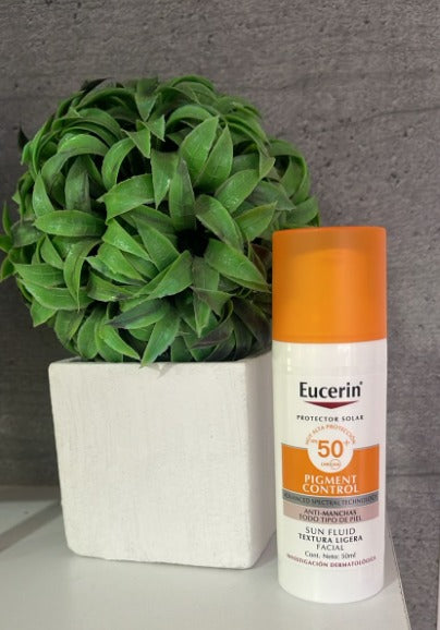 EUCERIN PIGMENT CONTROL 50ML PROTECTOR SOLAR ORIGINAL PIEL MIXTA PAGA 1 LLEVA 2