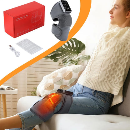 MoviFlex - Rodillera Masajeadora Termica Digital Ajustable - IMPORTADO