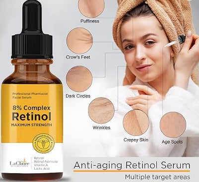 RetinolⓇ PAGA 1 LLEVA 2 -Rejuvenecimiento - Desaparece líneas de expresión- FORMULA MAGISTRAL