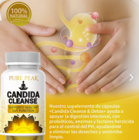 CANDIDA CLEAN - DETOX TOTAL - 100% ORIGINAL - IMPORTADO USA