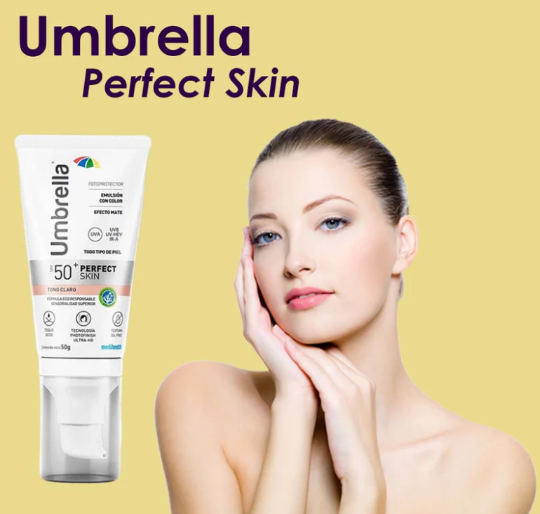 Protector solar Umbrella perfect skin  - PAGA 1 LLEVA 2 - CON Y SIN COLOR
