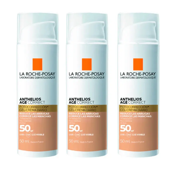LA ROCHE ´POSAY ANTHELIOS AGE CORRECT - PAGA 1 LLEVA 2 - CON Y SIN COLOR
