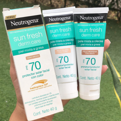 NEUTROGENA SUN FRESH - FOTO MAQUILLAJE - PAGA 1 LLEVA 2 - CON Y SIN COLOR