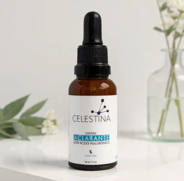 Celestina Aclarante – Loción despigmentante para manchas en axilas, cuello, entrepierna y rostro