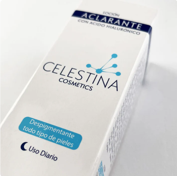 Celestina Aclarante – Loción despigmentante para manchas en axilas, cuello, entrepierna y rostro