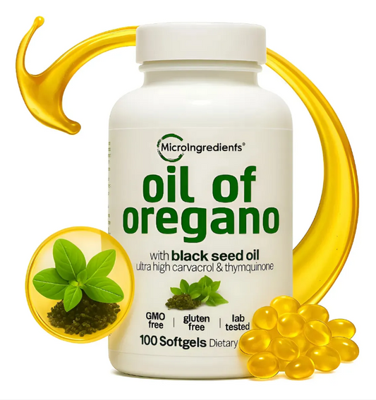 Aceite de Orégano + Semilla Negra - DEPURACIÓN INTESTINAL PRO IMPORTADO USA