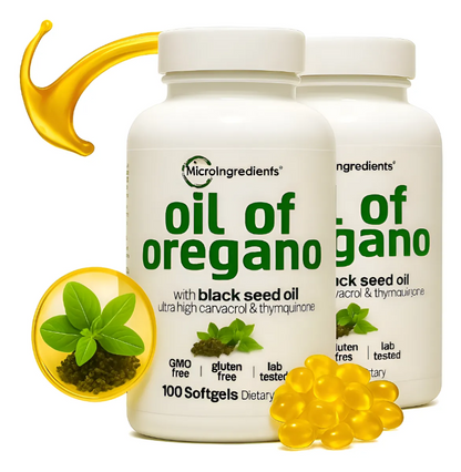 Aceite de Orégano + Semilla Negra - DEPURACIÓN INTESTINAL PRO IMPORTADO USA
