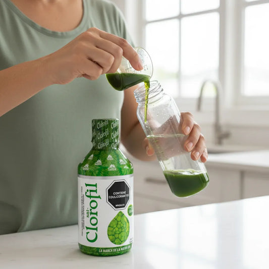 CLOROFILA Elixir Verde - Desintoxicante Y Oxigenante Clorofil