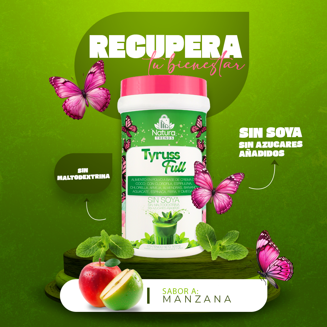 Tyruss Full - Perimenopausia y menopausia con BIENESTAR - 100% NATURAL - 0% AZUCAR
