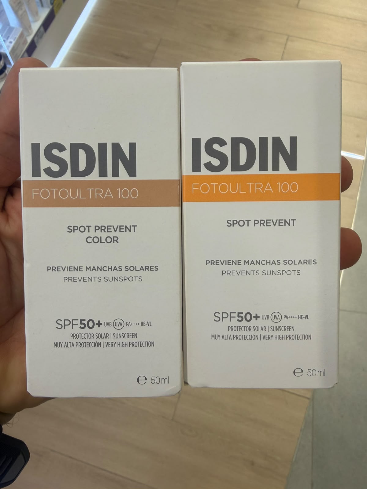 ISDIN  DESPIGMENTANTE / QUITA MANCHAS PROTECTOR SOLAR PAGUE 1 LLEVA 2 CON Y SIN COLOR