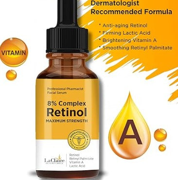 RetinolⓇ PAGA 1 LLEVA 2 -Rejuvenecimiento - Desaparece líneas de expresión- FORMULA MAGISTRAL