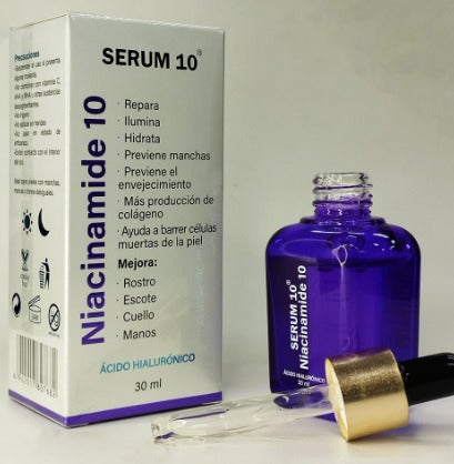 NIACINAMIDAⓇ SERUM + CREMA ACLARANTE + JABON NICOTINAMIDA +REGALO